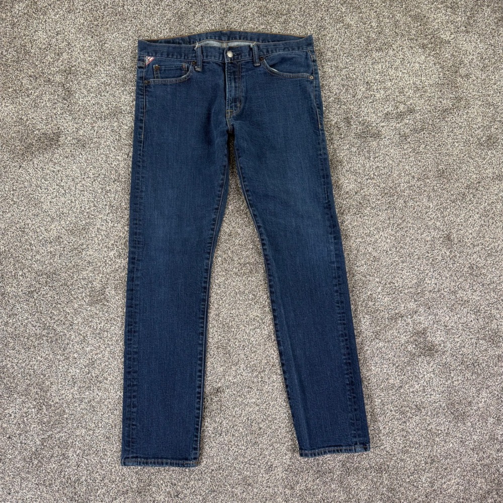 Denim & Supply Ralph Lauren D&S Prospect Slim Jeans Mens 34x32 Dark Wash‎ Blue